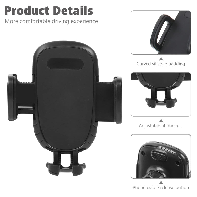 JeCar TJ Phone Holder Upgrade Dash Cellphone Mount with Storage Tray Interior Accessories Compatible with Jeep Wrangler TJ 1997-2006
