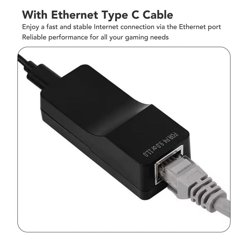 One Key JB Tool USB Adapter, PPPwn Dongle with Ethernet USB C Cable, One Key JB Tool Mod Kit for FW 9.0 11.0 Systems, GoldHEN for Homebrew Enabler for Slim/Pro
