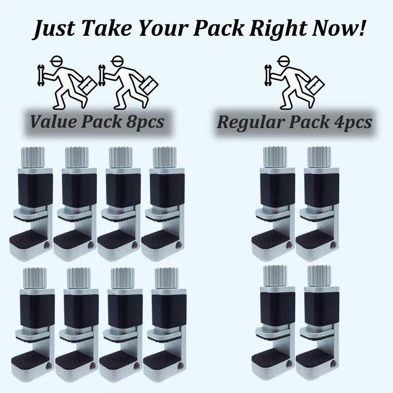 Phone Screen Repair Clamp with Protective Rubber Pad, Adjustable Fastening Clip Compatible with iPad MacBook Samsung Tablet LCD iPhone Screen Replacement, Frame Clamp Tool 8 Pcs 8pcs Metal Clamps-value Pack