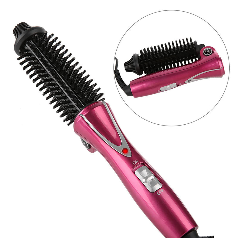 Curling Wands Brush, Professional Anti-Scald Hair Waver Instant Heat Up Multi Stylers Brush with Ceramic Glaze Hair Care for Long/Short Hair (UK Plug 220-240V)