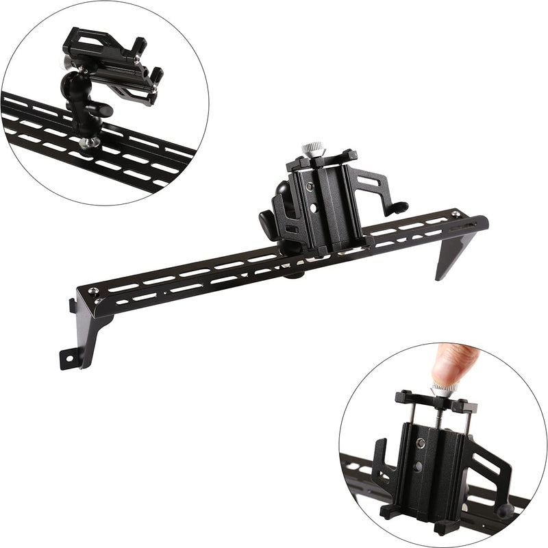 Car Instrument Panel Track Mobile Phone Holder Trim for Toyota FJ Cruiser 2007-2021 Central Control Air Vent Multifunctional Mobile Phone Holder (Style 1)