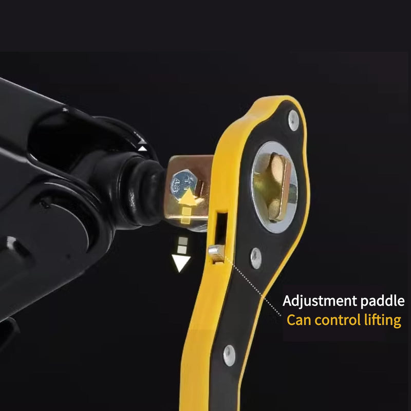 Jack Ratchet Wrench, Labor Saving Ratchet Wrench Long Handle Ratchet Wrench Labor Saving Jack Wrench Spanner for Wheel Tire Removal Repair