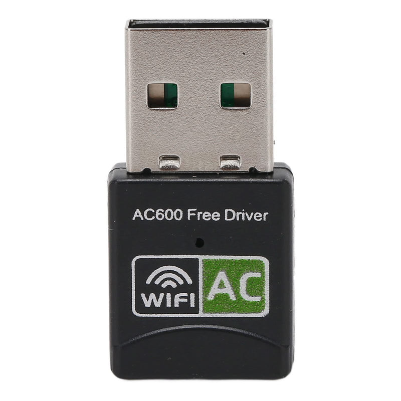Ejoyous USB Adapter, 600Mbps Dual Band 2.4G 5.8G Support AP Mode IEEE 802.11g Network Adapter for Laptop Desktop PC for Vista/XP/2000/7/8/10, Linux, OS X