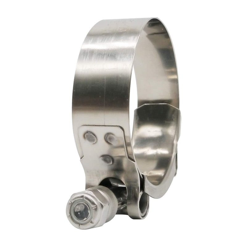 3" T Bolt Hose Clamp Stainless Steel - Working Range 81mm - 89mm for 3" Hose I.D. with 3mm - 6mm Wall Thickness, Roadformer T-bolt Hose Clamps Featured to Provide Reliable Sealing Force, 2 Pack 3" Hose Clamp 81mm - 89mm (3.19" - 3.50")