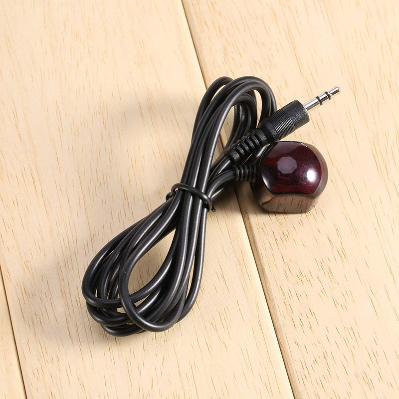 IR Receiver Extender, Universal IR Repeater with 3.5mm Plug, Infrared Remote Emitter for 38 to 56kHz AV Equipment, STB Boxes