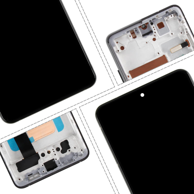 for Samsung Galaxy S21 Ultra 5G Screen Replacement,Black with Frame,Incell | for SM-G998U SM-G998B/DS,G998A, LCD Display Digitizer Touch Screen Assembly,with Tools,No Fingerprint