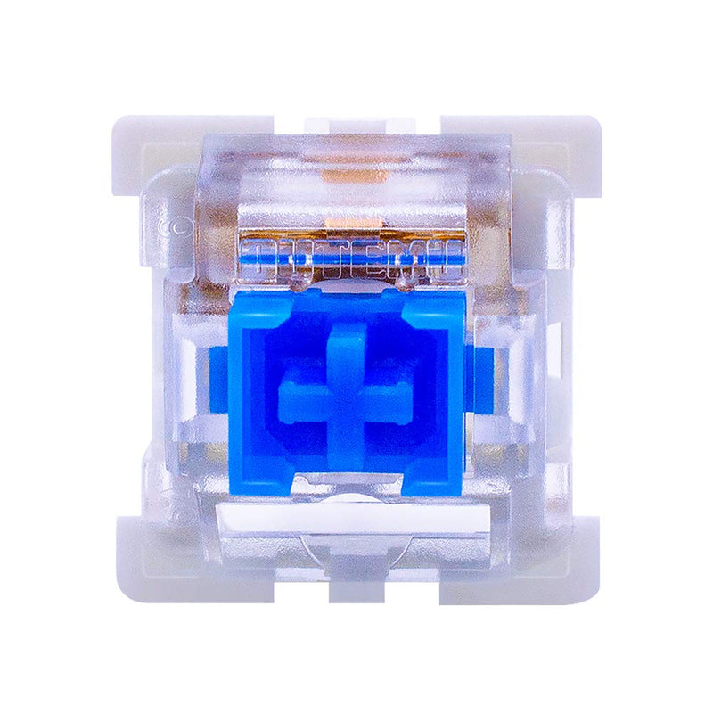 Outemu Blue Switches, 30-Pack, 3-Pin Clicky & Tactile (50gf) Dustproof RGB Key Switches, Cherry MX Compatible for Mechanical Keyboard 30 Pcs