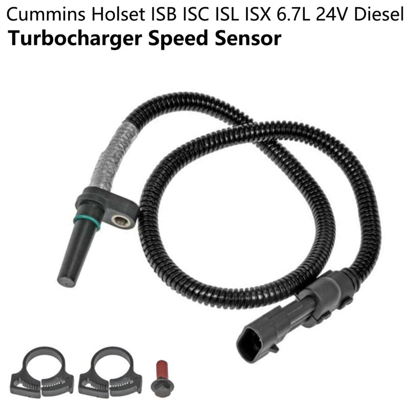  [AUSTRALIA] - Turbocharger Speed Sensor, Turbo Charger Output Speed Sensor for Cummins ISB ISC ISX 6.7L Diesel Dodge RAM 2500 3500 4500 5500 4032806 CHENHO Speed Sensor 6.7 Liter Turbo Turbocharger Speed Sensor For 2007-2012