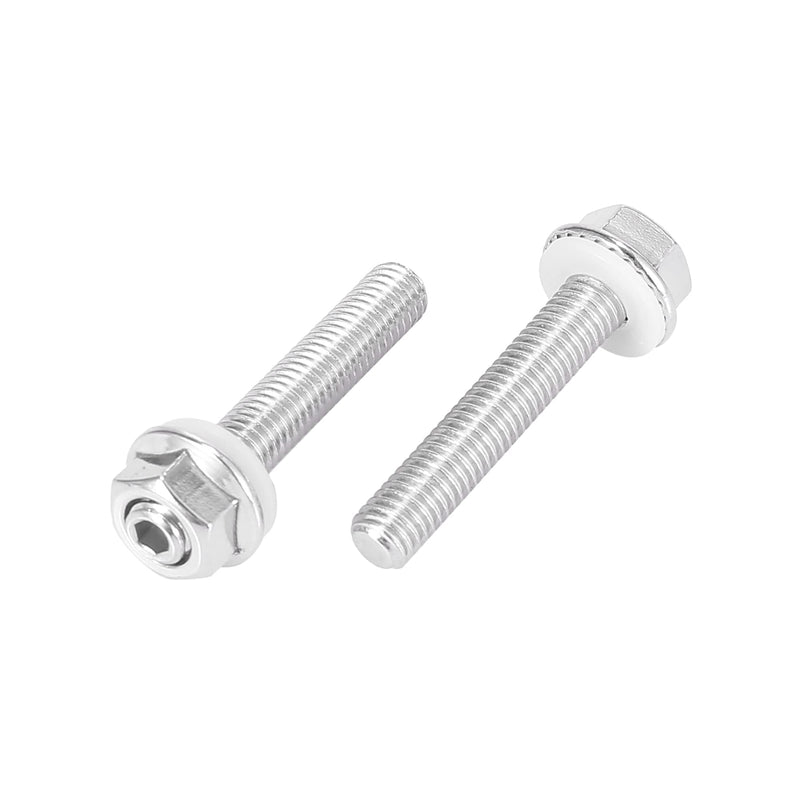 X AUTOHAUX 10pcs Stainless Steel Exhaust Manifold Bolt Stud Hardware for Honda for Acura B C D F H K Series Engines