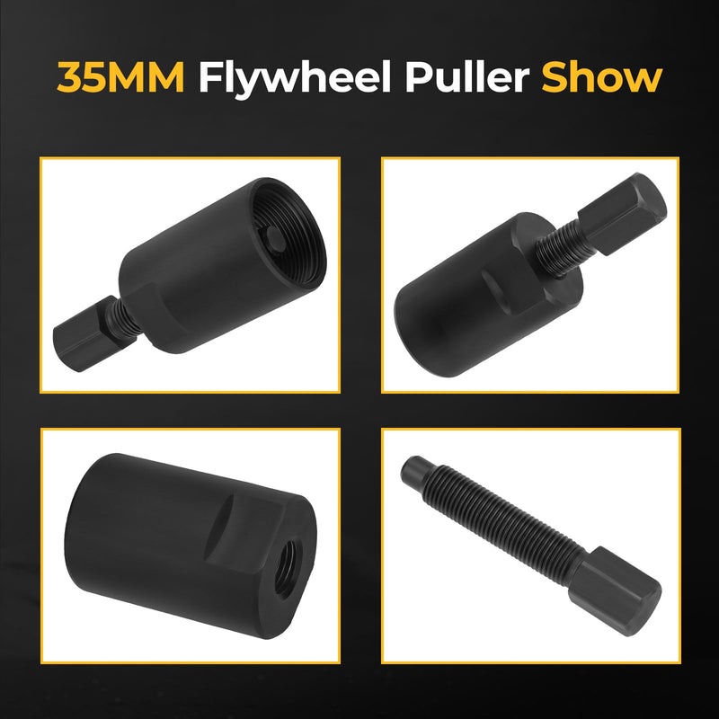 M MATI Heavy Duty Flywheel Puller 30mm x 1.5 RH Female for Suzuki for Kawasaki Bayou 300 LT160 LT230 LT250 LT-F160 TM125 TM250 TM400 TS250