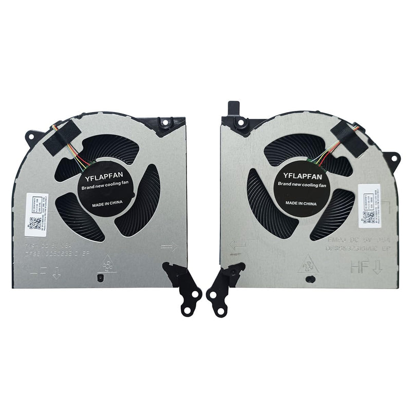 (1 Pair) CPU GPU Cooling Fans for Lenovo Legion 5 15IMH05 15IMH05H Series | P/N: 5F10S13917 5F10S13914 Laptop DC5V