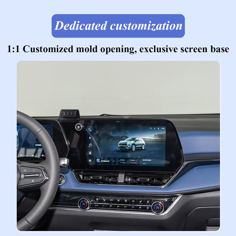 Car Phone Holder for Chevrolet Equinox Auto Accessories [Only for 2025 Chevy Equinox] [Auto Lock Hands Free Cell Phone Mount Car fits for iPhone & All Smartphones] 2025 Equinox