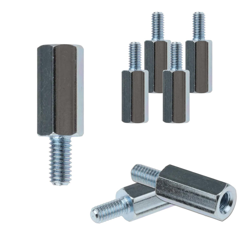 Kado M4x14mm Hex Stainless Steel Standoff Spacer Screw Nut Bolt Set 160pcs | Wall Mount Spacer Adapter for Desktop/Portable Monitor, Motherboard Prototyping Accessories for PCB, Computer & Circuit Board 160-Pack