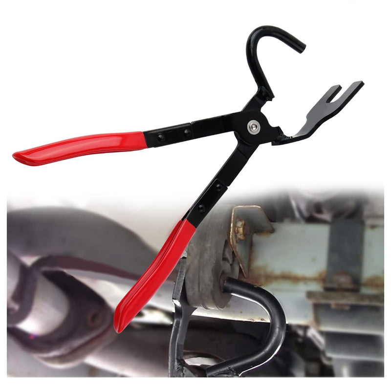 Exhaust Hanger Removal Tool with 25° Offset Design,High Strength Exhaust Hanger Pliers with Non-Slip Handle,Professional Exhausts Hangers Tool for Dismantling Exhausts Hangers
