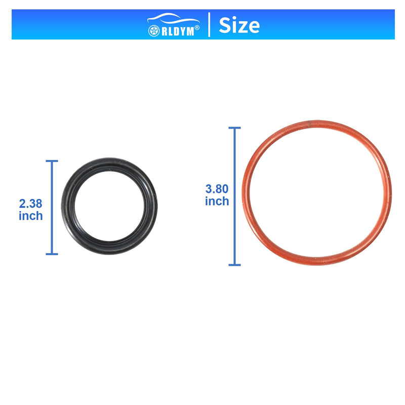 Rldym 3PCS Block Gasket Seal Kit Case Half O-Ring 10991AA001 and 1PCS Case Half Oring 806932030 for Subaru Engine mpreza Turbo EJ20 EJ25 STi WRX, H4 EJ Motors Impreza WRX STI Forester Legacy