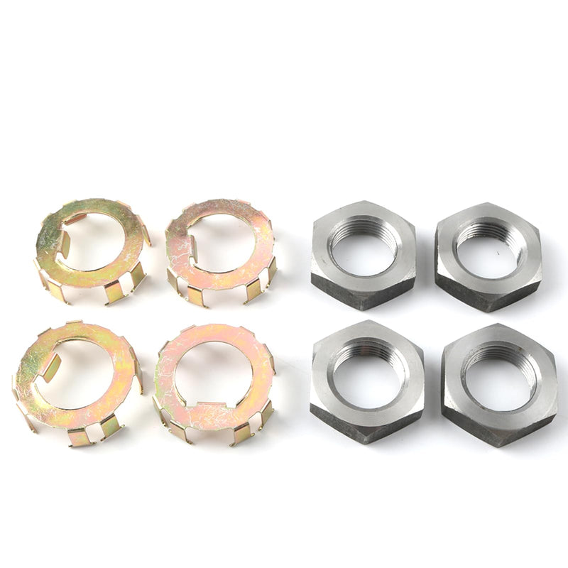 New Trailer Wheel Spindle Nut Retainer For 2 to 8K Dexter 6-190 6-191, 4 nuts & 4 retainers