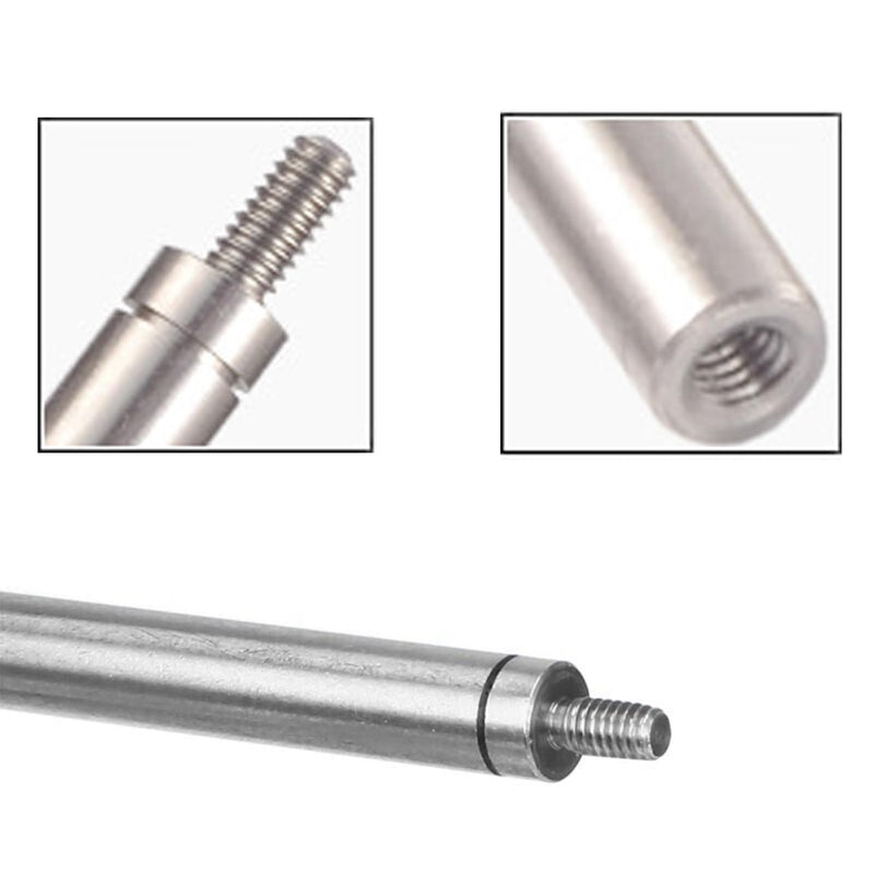 6pcs Dial Indicator Extension Stem Rod Set,10 20 40 60 80 100mm Long Extend Rod.Electrical Digital Indicator Extension Stem Rod Set, M2.5 Thread,4.5mm Diameter 10-100MM