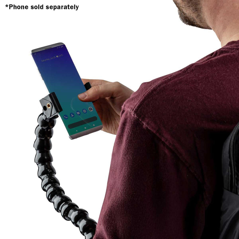 MOGO ModularHose Assistive Technology Phone Holder with Heavy-Duty Spring Clamp (Opens to 2"), 24 Inch Arm 24 Inch (Pack of 1)