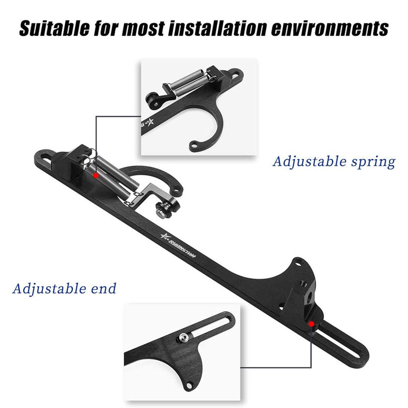 Ryanstar Throttle Cable Bracket 4150 4160 Series Throttle Brackets Billet Adjustable Aluminum Black Fit 4150/4160
