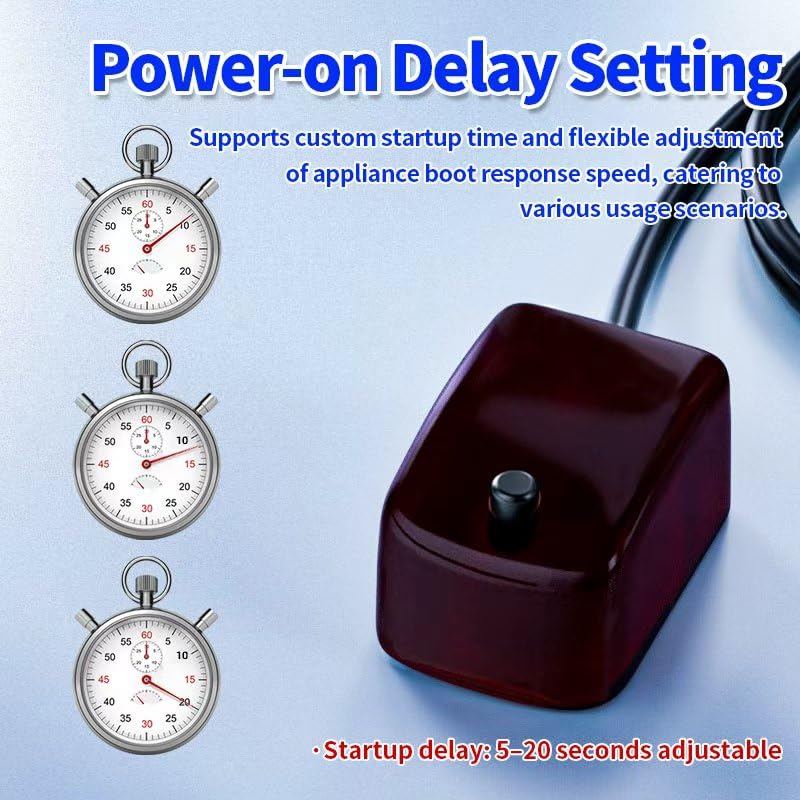 Infrared Automatic Starter with One-Button Learning & Smart Power-On - Auto Control for TV, Air Conditioner, Advertising Screens, and Other Infrared Devices AT-IR