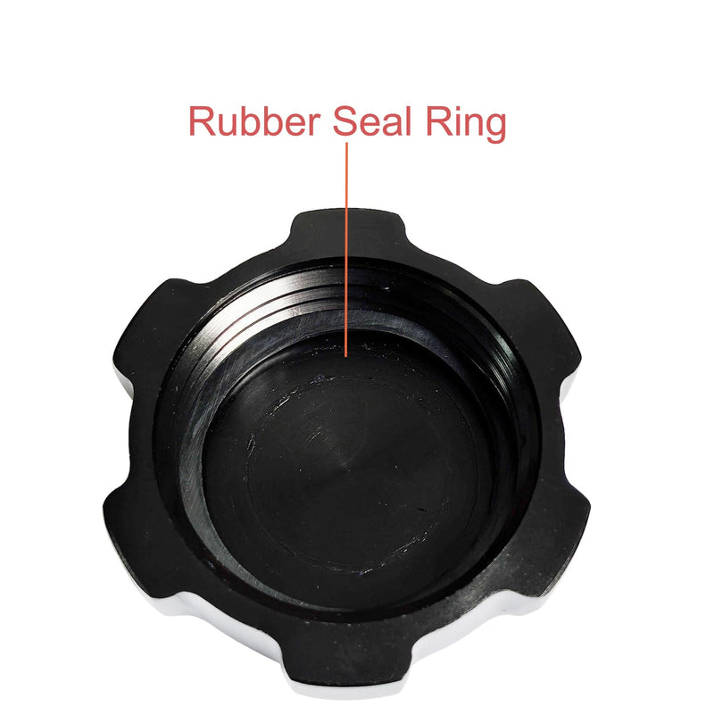 Aluminum Fuel Tank Cap Gas Cap Compatible with Can Am 2018-Up Maverick X3 Trail Sport Traxter Defender Commander 1000 700 800 Part # 709000868 Black