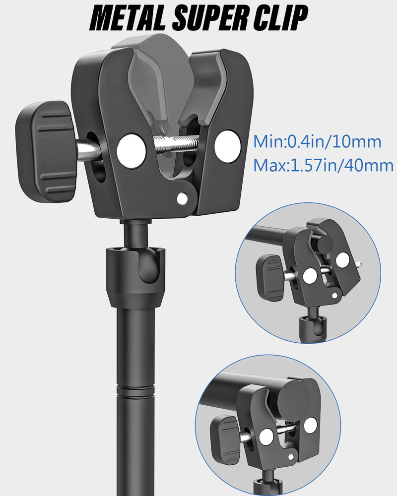Z Fold Car Mount - [Foldable Phone Friendly] Rearview Mirror Tablet Holder for Car Truck, Rear View Mirror Phone Mount with 360° Metal Arm for Samasung Galaxy Fold 7 6 5 4 3, Tab, Google, iPad, iPhone