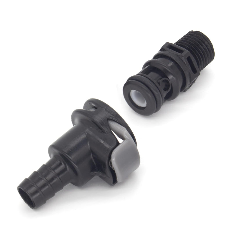 8838US6 Marine Universal Male Female Sprayless Connector for Boat Fuel Gas Tank