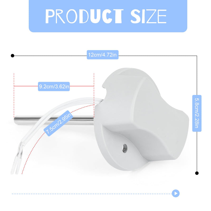 New CECOMINOD032202 C7735A1000 Discharge Air Temperature Sensor Compatible with Honeywell Zone System, Thermostats TH5320U TH5320R1002 TH6320R1004 THM5320R1000, Panel HZ221 HZ311 HZ322 HZ432