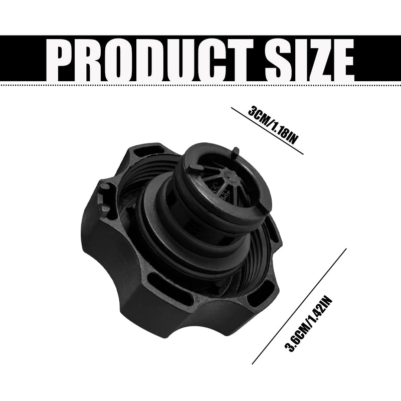 Car Coolant Reservoir Cap, Radiator Cap, OE 13502353 13502509 68249136AA 316702182, Compatible with Chevrolet Dodge GMC Buick Cadillac Jeep Ram Saab