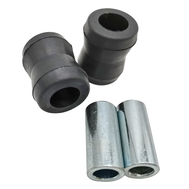 Hourglass Shock Eye Bushing ID 5/8" with Double M10 Sleeves,4X Eye Bushing 4X Sleeve,shock bushing,sway bar links bushing