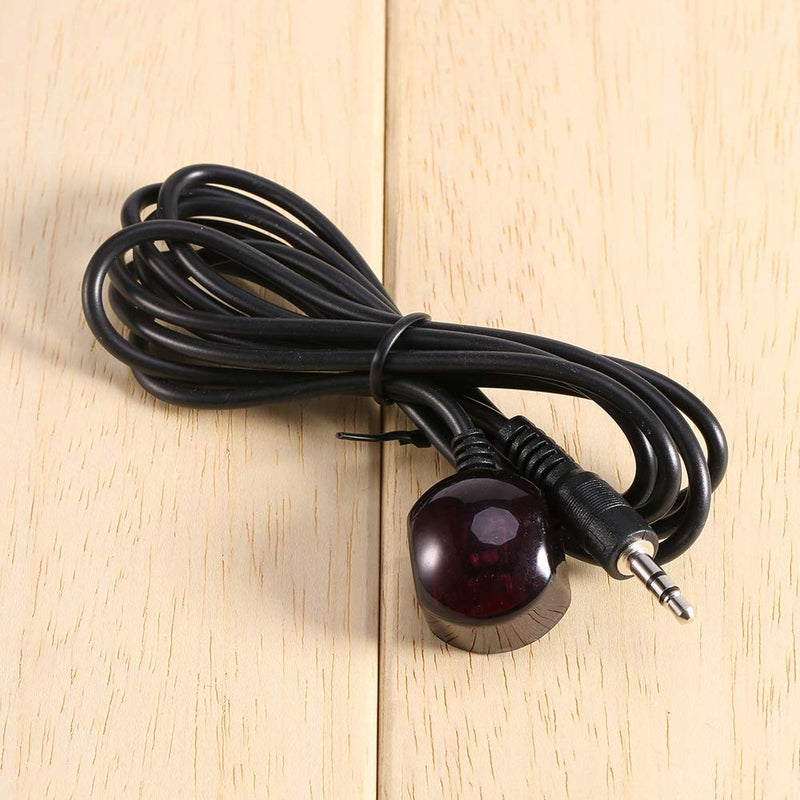 IR Receiver Extender, Universal IR Repeater with 3.5mm Plug, Infrared Remote Emitter for 38 to 56kHz AV Equipment, STB Boxes