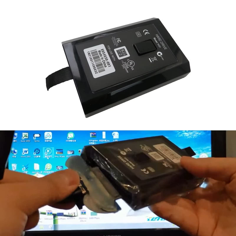 500GB Replacement Internal HDD Hard Drive Disk Compatible with Xbox 360 Slim Xbox E Games 500GB