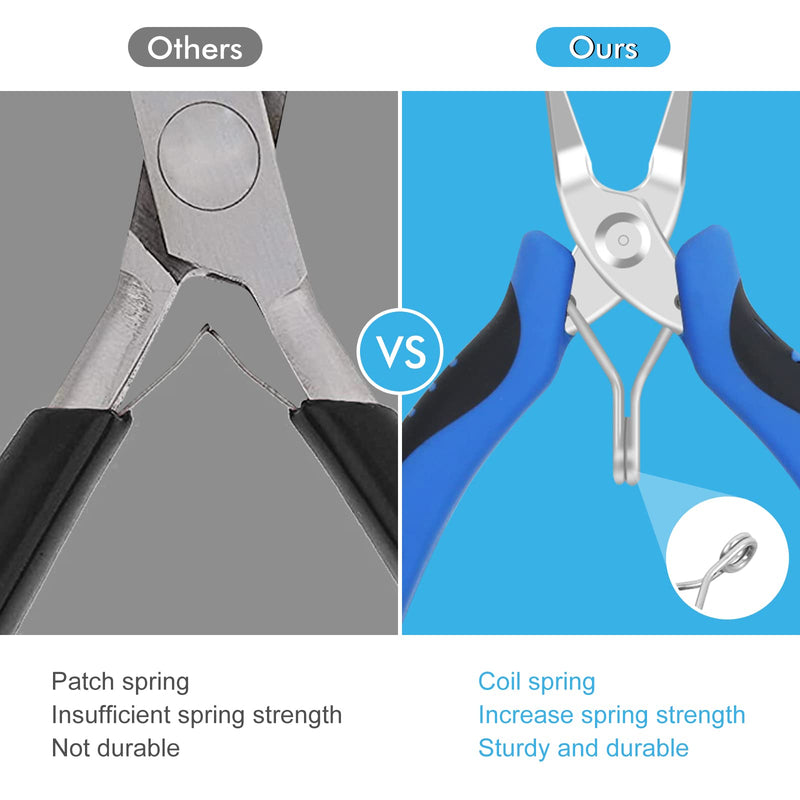 Toolour Jewelry Pliers Set Jeweler Making Tools Kit,Mini Craft Pliers Tool for Adults Beginner,Jewelry Making Supplies DIY Beading Hobby Crafting Wrapping Crimping Cutting Repair