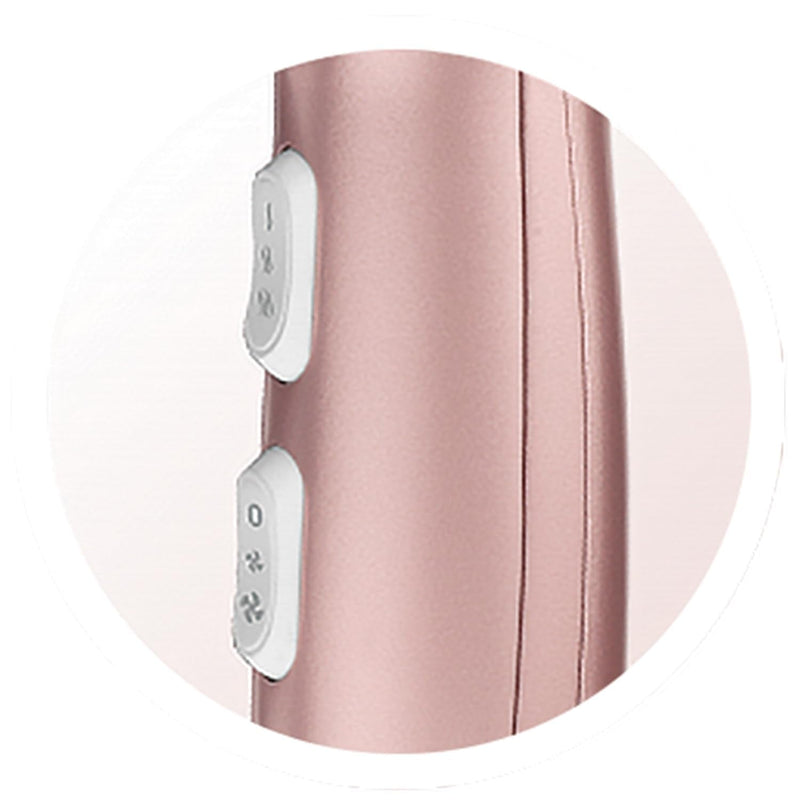  [AUSTRALIA] - Remington Hair Dryer, Ionic Conditioning for Frizz, Rose Pearl, 2200W | 3 Heat & 2 Speed Settings, True Cold Shot, Diffuser and Slim Concentrator, Ceramic Coating with Real Pearl, AC5095