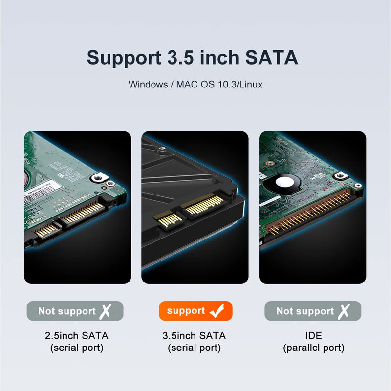MAIWO Dual Bay Raid Enclosure-Tool-Free NVME Dock