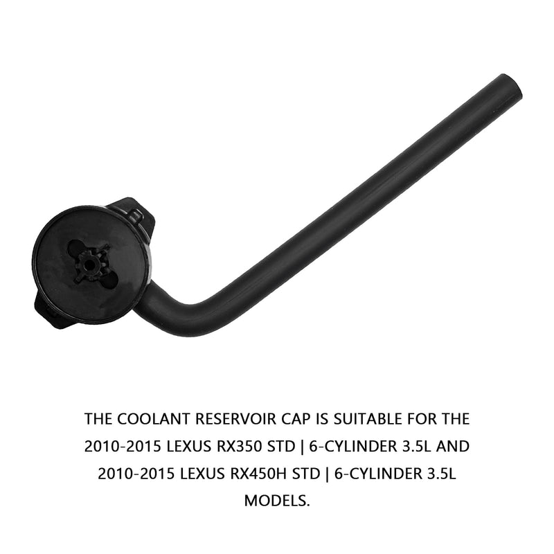 Coolant Reservoir Cap for 2011-2020 Toyota Sienna, 2010-2015 Lexus RX350, RX450h, Highlander 2014-2019, Engine Coolant Radiator Overflow Reservoir Cap Replacement 16405-31070 16405-0P040 Black