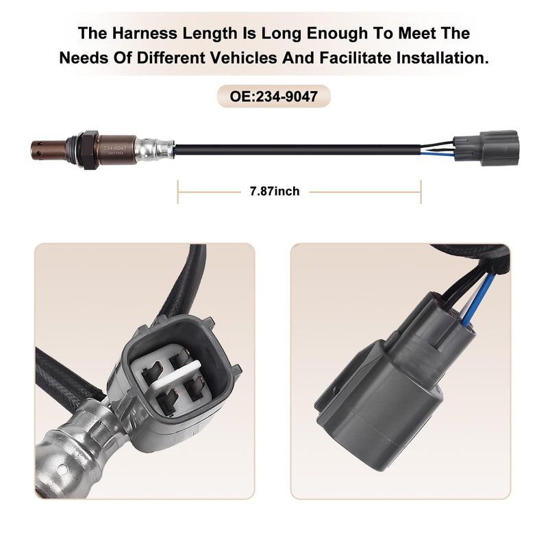 Oxygen Sensor Upstream 234-9047 O2 Sensor Fits for Toyota Camry 4Runner 3.0 4.0L 2002-2006, for Lexus ES300 3.0L 2002-2003, for Subaru Outback Legacy B9 Tribeca 3.0L 3.6L 2005-2009