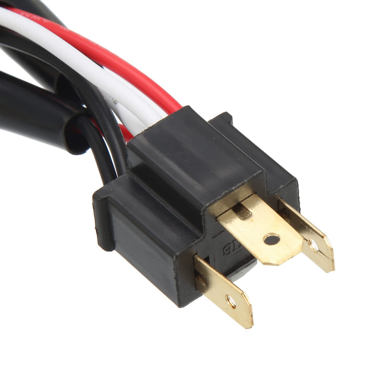 X AUTOHAUX 2Pcs 9003 H4 HB2 LED Headlight Load Resistor Kit Dual 50W 8ohm Anti-flicker Relay Error Free Decoder Warning Canceller Fog Bulbs Harness Adapter