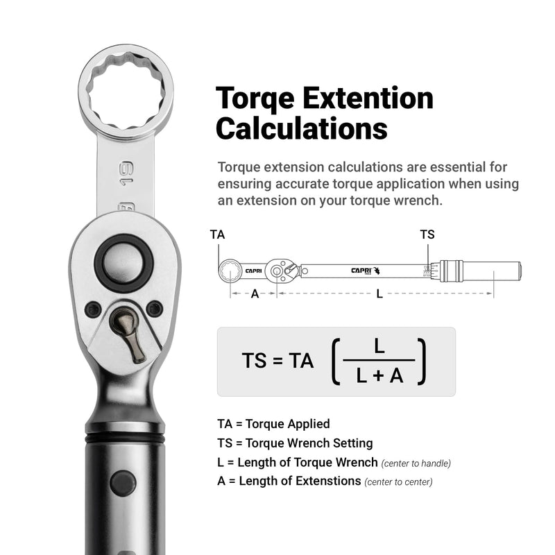 Capri Tools 3/8 in. Drive 12 mm Torque Adapter, 12-Point Box End