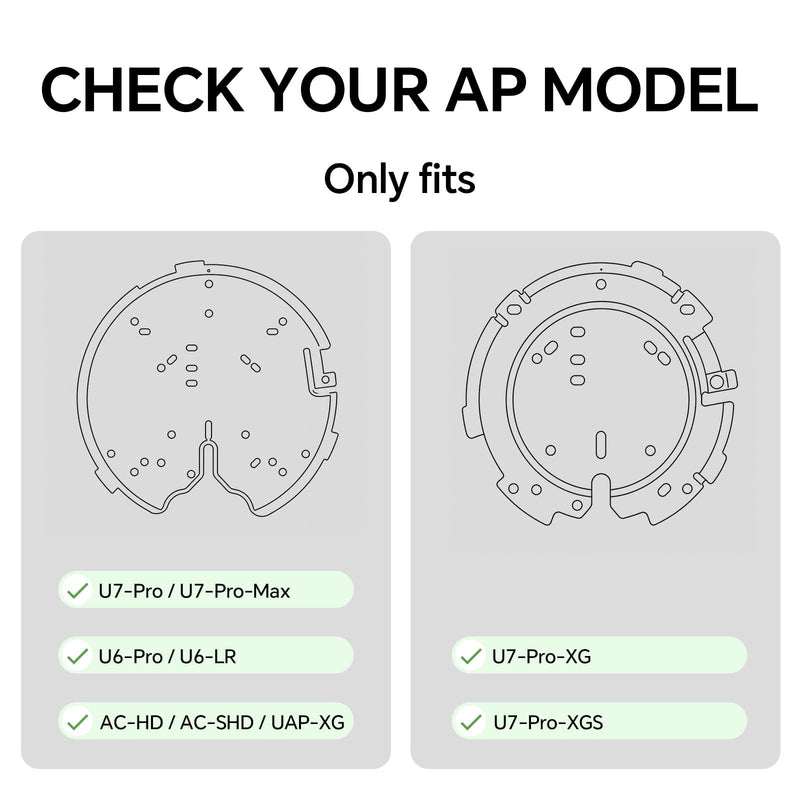 Aluminum Desk Stand for Ubiquiti UniFi U7-Pro, U6-Pro, U6-LR, U7-Pro-Max & AC-HD, Heavy Duty Cooling AP Holder Desktop Stand