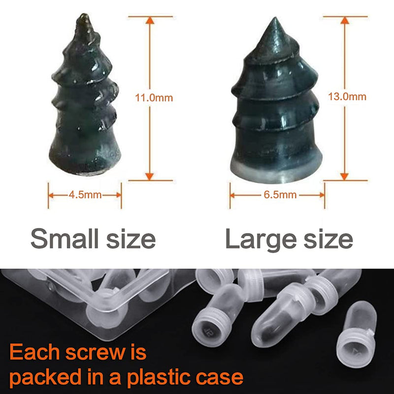 Tire Repair Nail,Self-Tapping Screw,Tire Repair Kits,Tire Screw Plug,Tire Repair Rubber Nail,Tire Fix,Suitable for car, Motorcycle, ATV, Jeep, Truck, Tractor tire Puncture Repair
