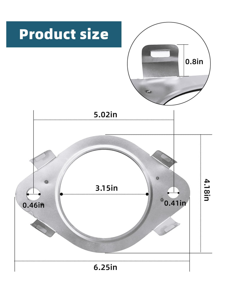 New Upgraded 68505222AA Exhaust Pipe Gasket fits for 2019 2020 2021 2022 Dodge RAM 1500