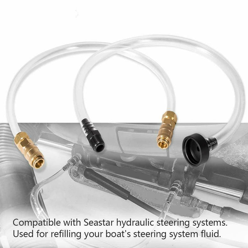 BestParts (Set of 2 Boat Bleed Kit Filler Kit Compatible with Inboard/Outboard Seastar Hydraulic Steering Systems