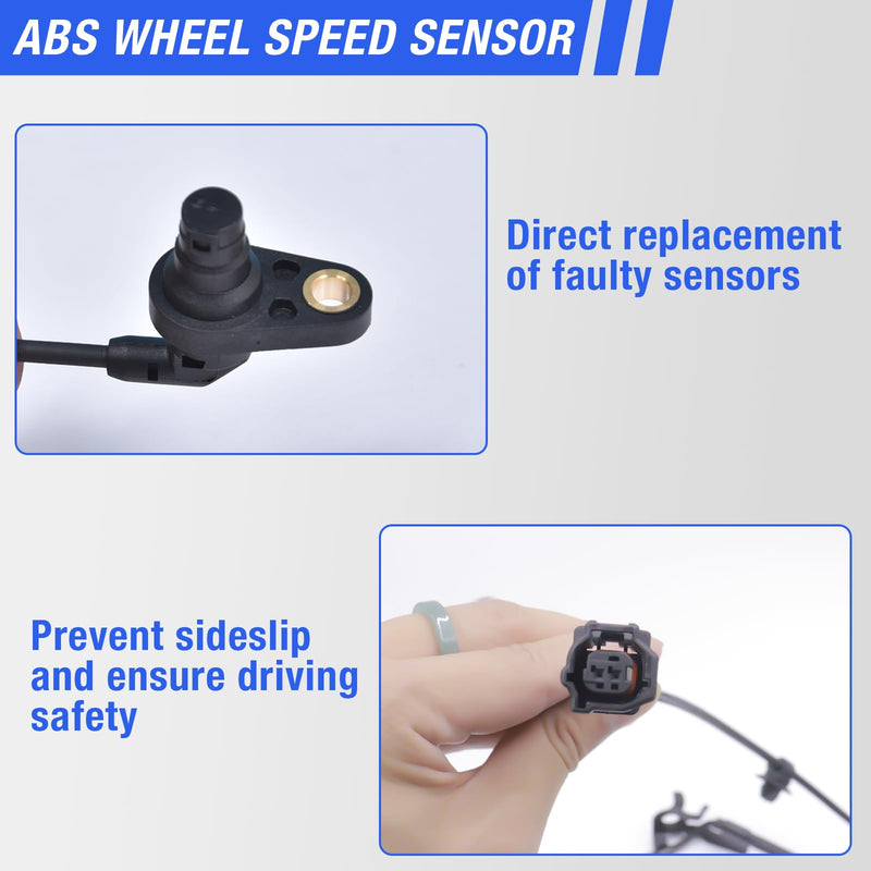 ABS Wheel Speed Sensor Front Left Right Compatible with 2012-2017 Toyota Camry 2013-2015 Avalon 2013-2018 Lexus ES350 ES300h Driver and Passenger Side ABS Sensor # 89543-06040 89542-06040