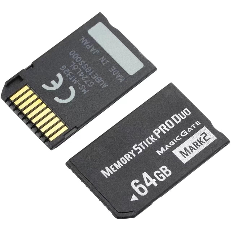 High-Speed 64GB Memory Stick Pro Duo Mark2 - for PSP and Camera Memory Cards