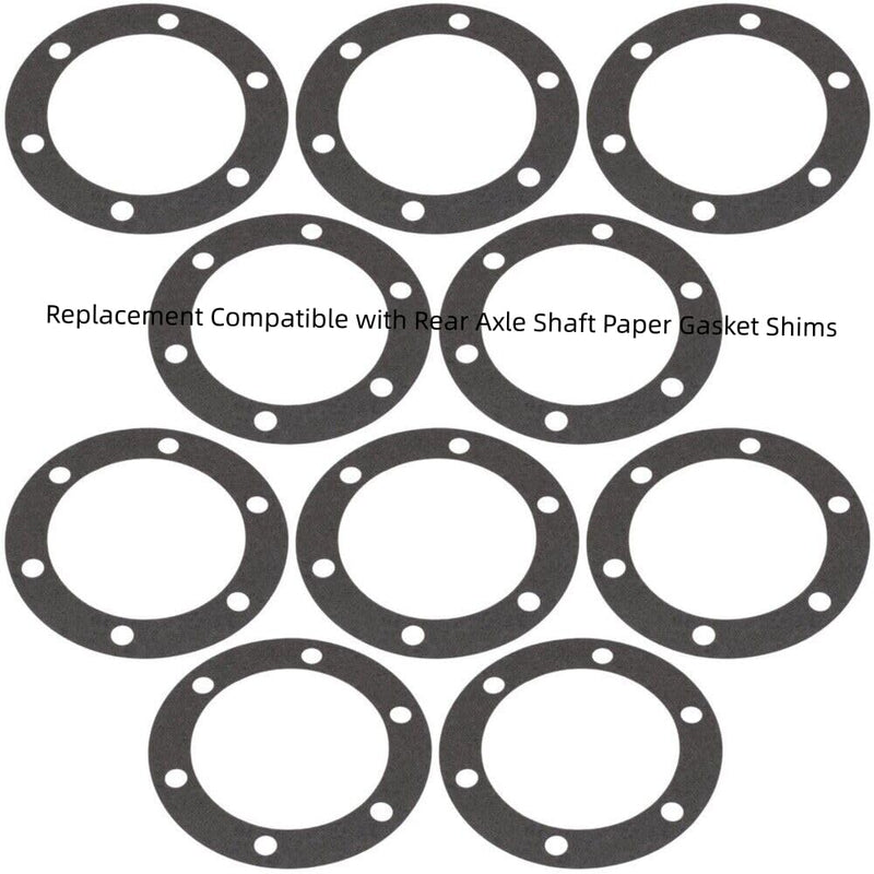 Replacement Compatible with Rear Axle Shaft Paper Gasket Shims Fits Ford Tractor NAA 2N 8N 9N 8N4229 181232M1-A 181232M1 AHG130 9N4130-A 9N4130 (10 Pack)
