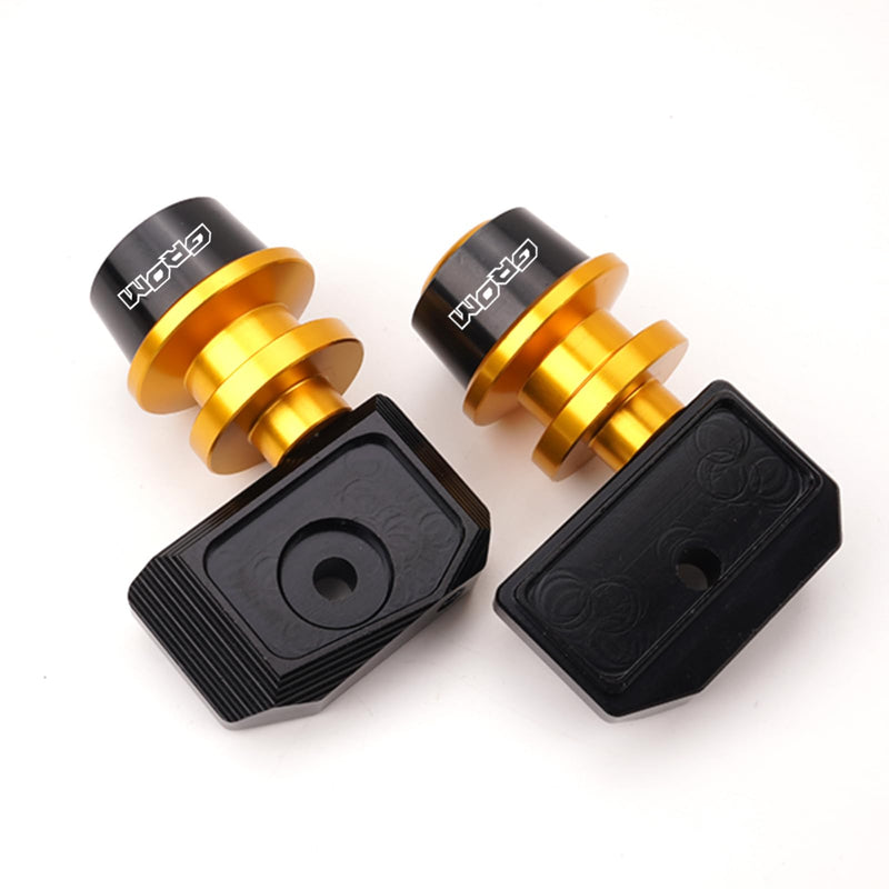 Compatible with Grom 125 2024 2025 MSX125 MSX 125 2013-2021 2022 2023 Grom Accessories CNC Motorcycle Swingarm Spools Sliders Rear Wheel Axle Stand Screws Adapter (Gold) Gold