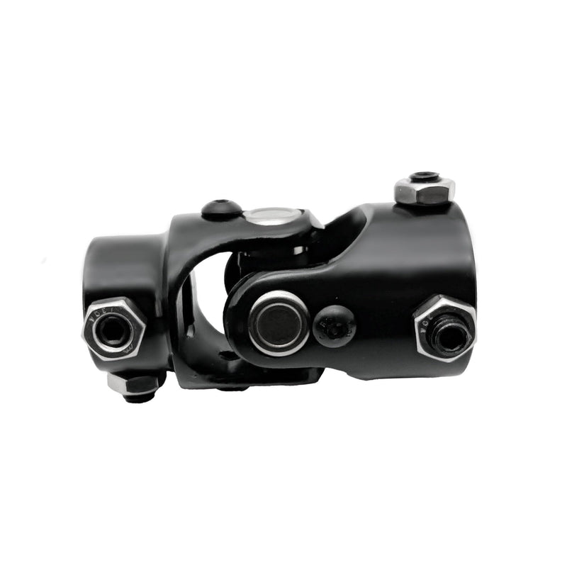 1" DD x 3/4" DD U Joint Black Steel Universal Steering Shaft Coupler from 1" DD to 3/4" DD 1" DD x 3/4" DD