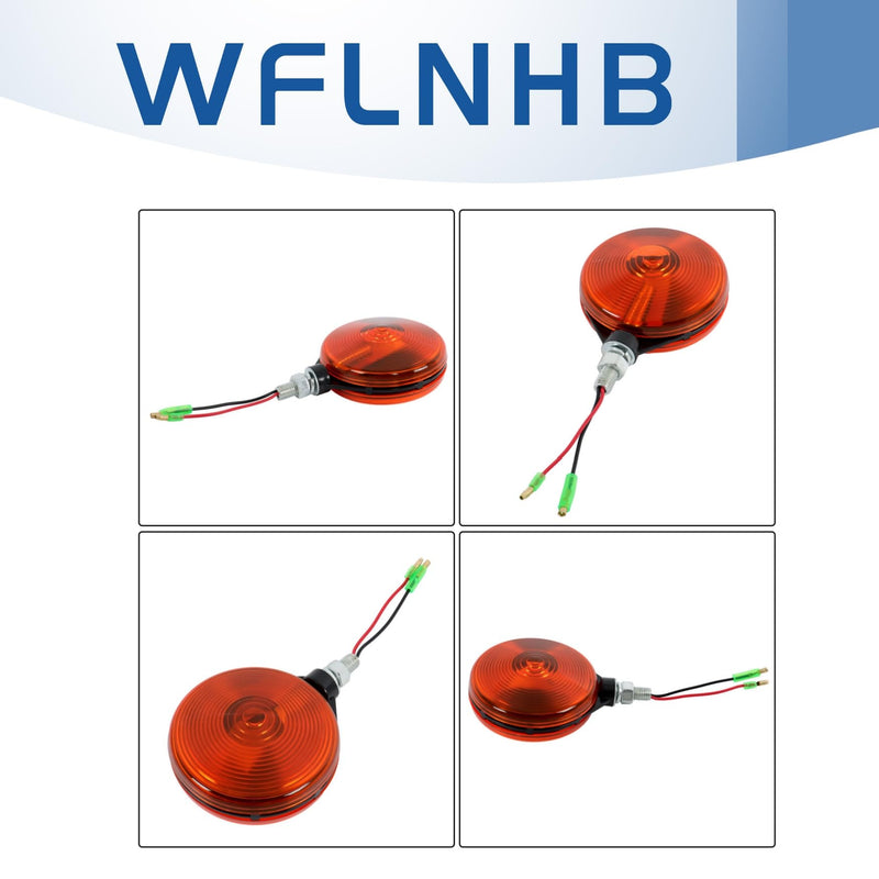 WFLNHB Tractor Amber Warning Light,Replacement for 3C081-75870 W9501-6600 New Hazard Light Replacement For Kubota Tractor B L M Series