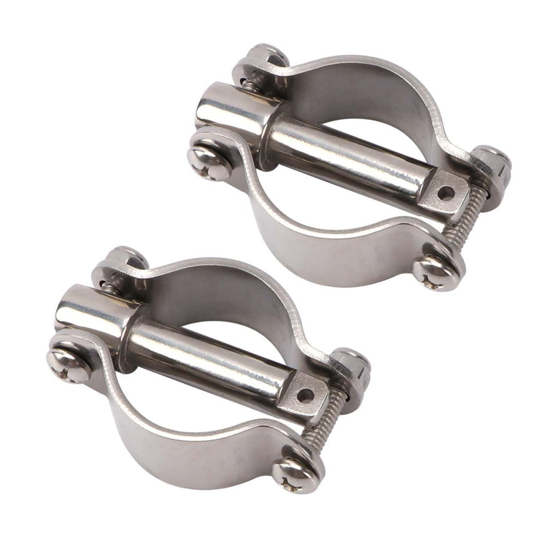 Boat Stainless Steel Rowlock Side Mount Line Oarlock Socket Marine Yacht (2 Per Pack)